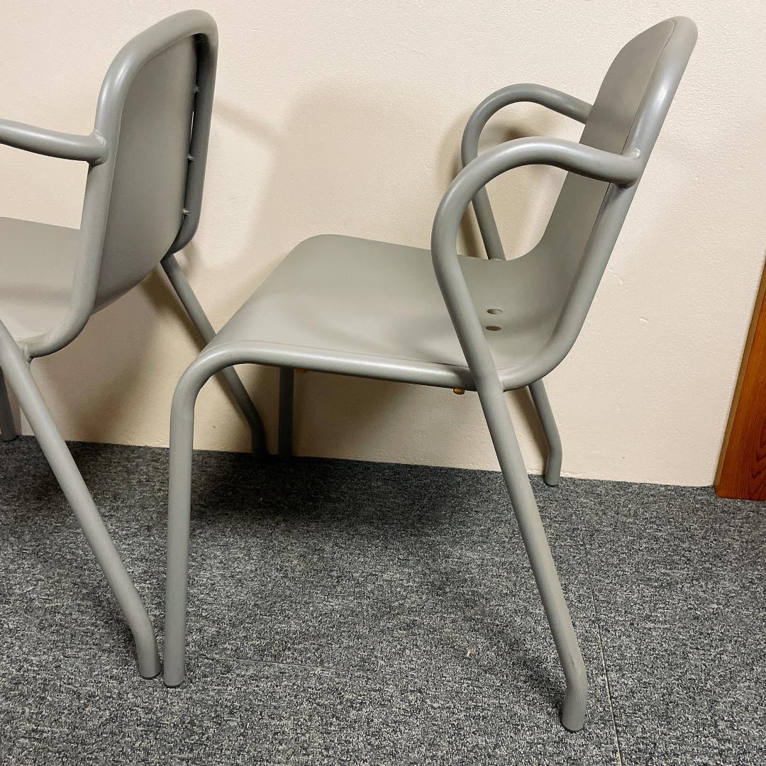 希少　IKEA TUNHOLMEN ガーデンチェア 2脚セット アルミ