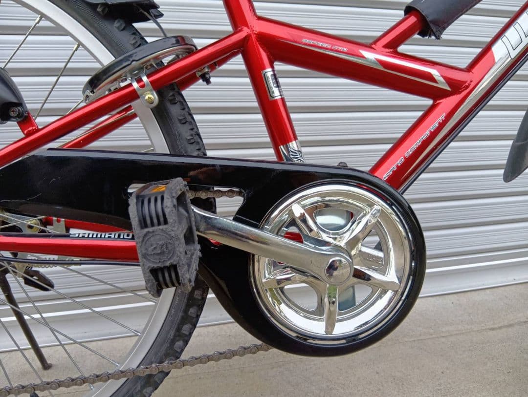 自転車　マウンテンバイク　赤　レッド　24インチ　男の子　→引取り限定(岐阜県)