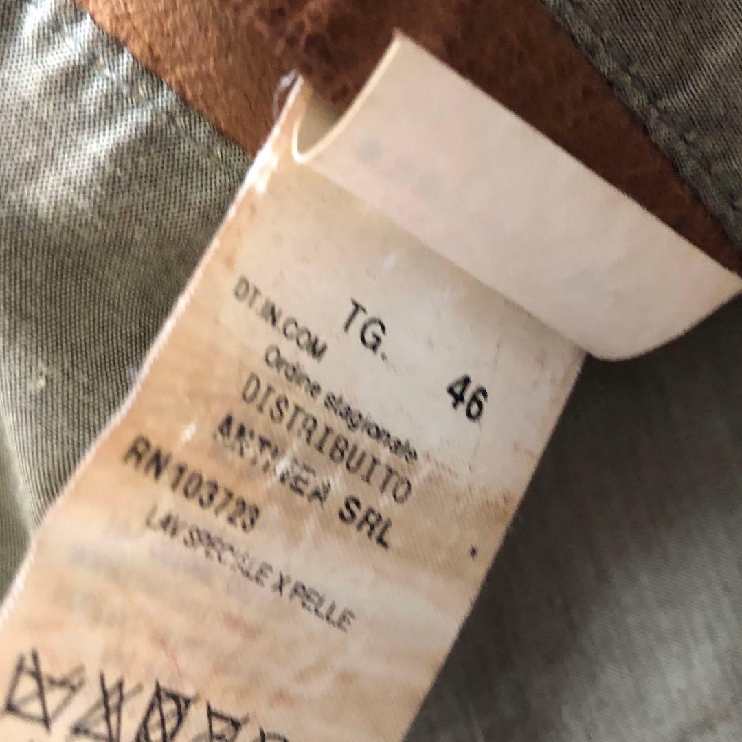 ジャケット・アウター 90s EMPORIO ARMANI leather jacket brown