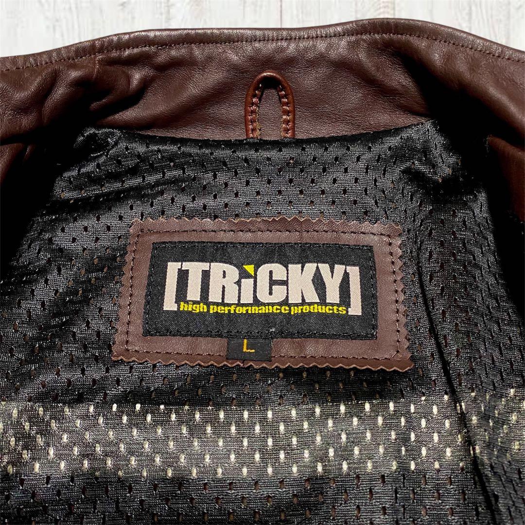 TRICKY シングルライダース　レザージャケット　牛革
