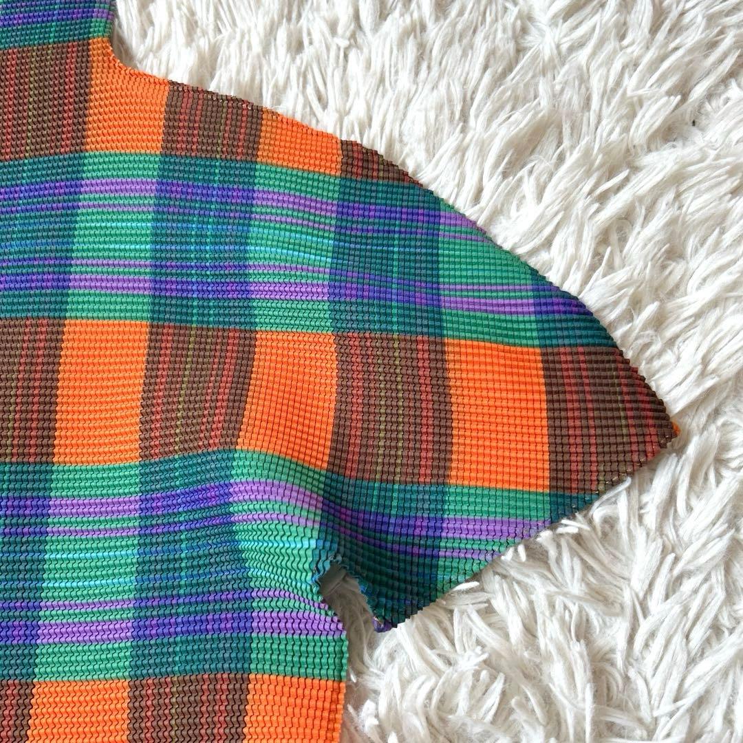 美品✨me ISSEY MIYAKE ミーイッセイミヤケ✨ハイネック半袖ブラウス