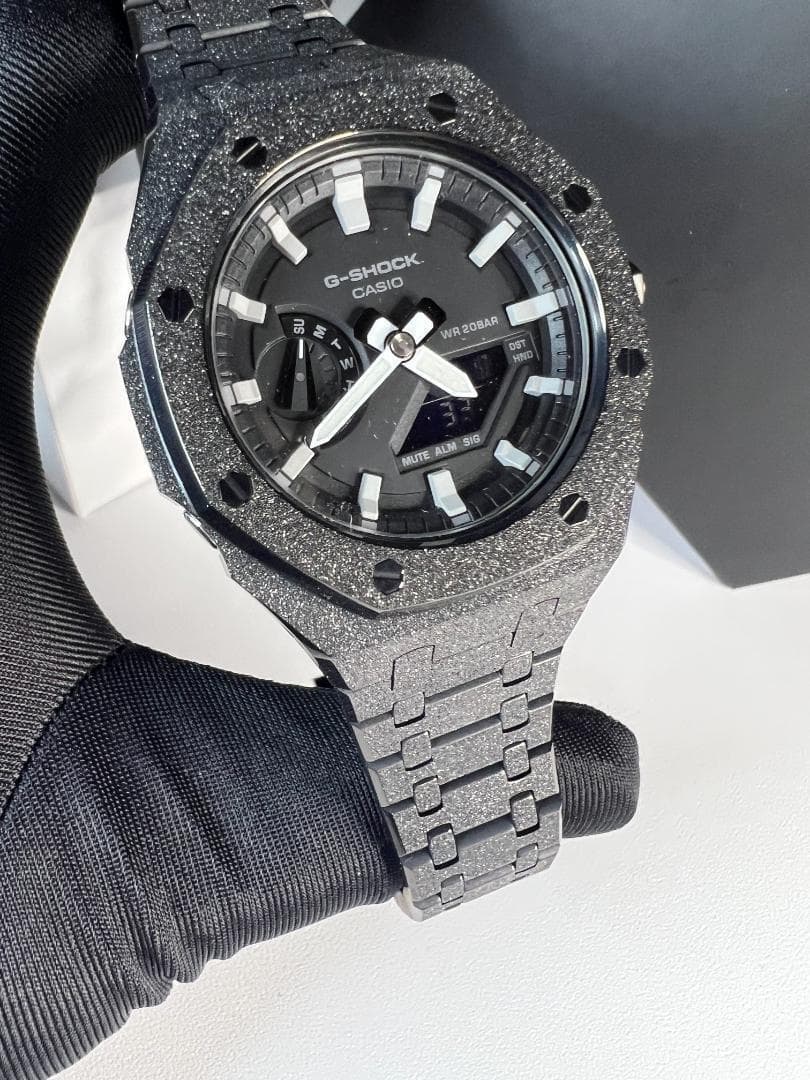 G-SHOCK GA2100 フロステッド加工 カシオーク カスタム パーツＢ