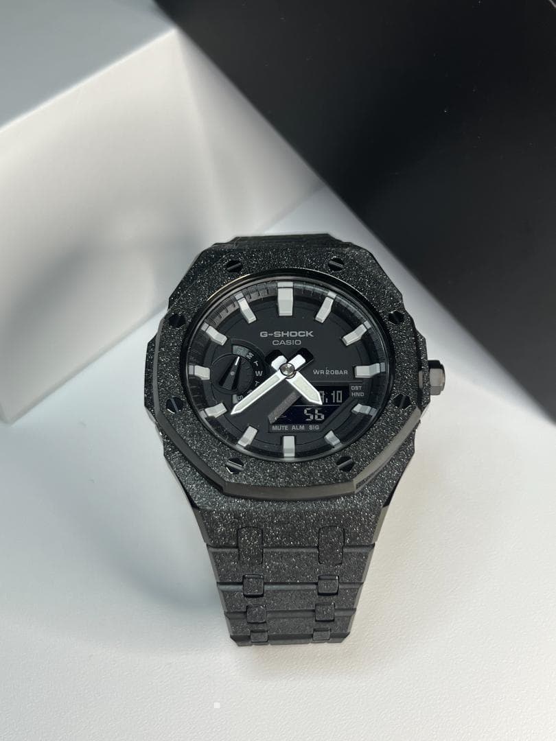 G-SHOCK GA2100 フロステッド加工 カシオーク カスタム パーツＢ