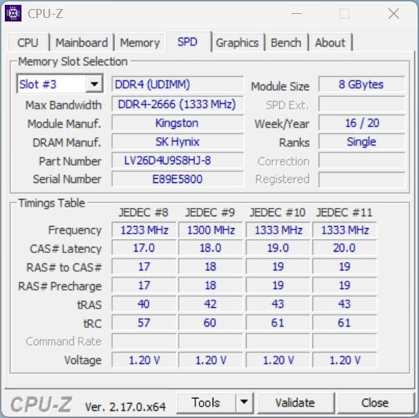 <動作確認済み>DDR4 8GB×4枚 32GB ki04