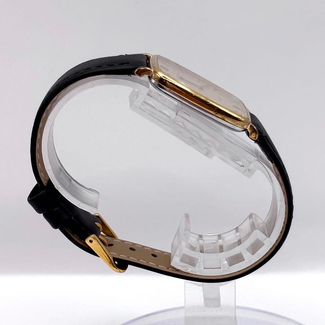 LONGINES ロンジン ゴールド文字盤 スクエア クォーツ 稼動 状態考慮