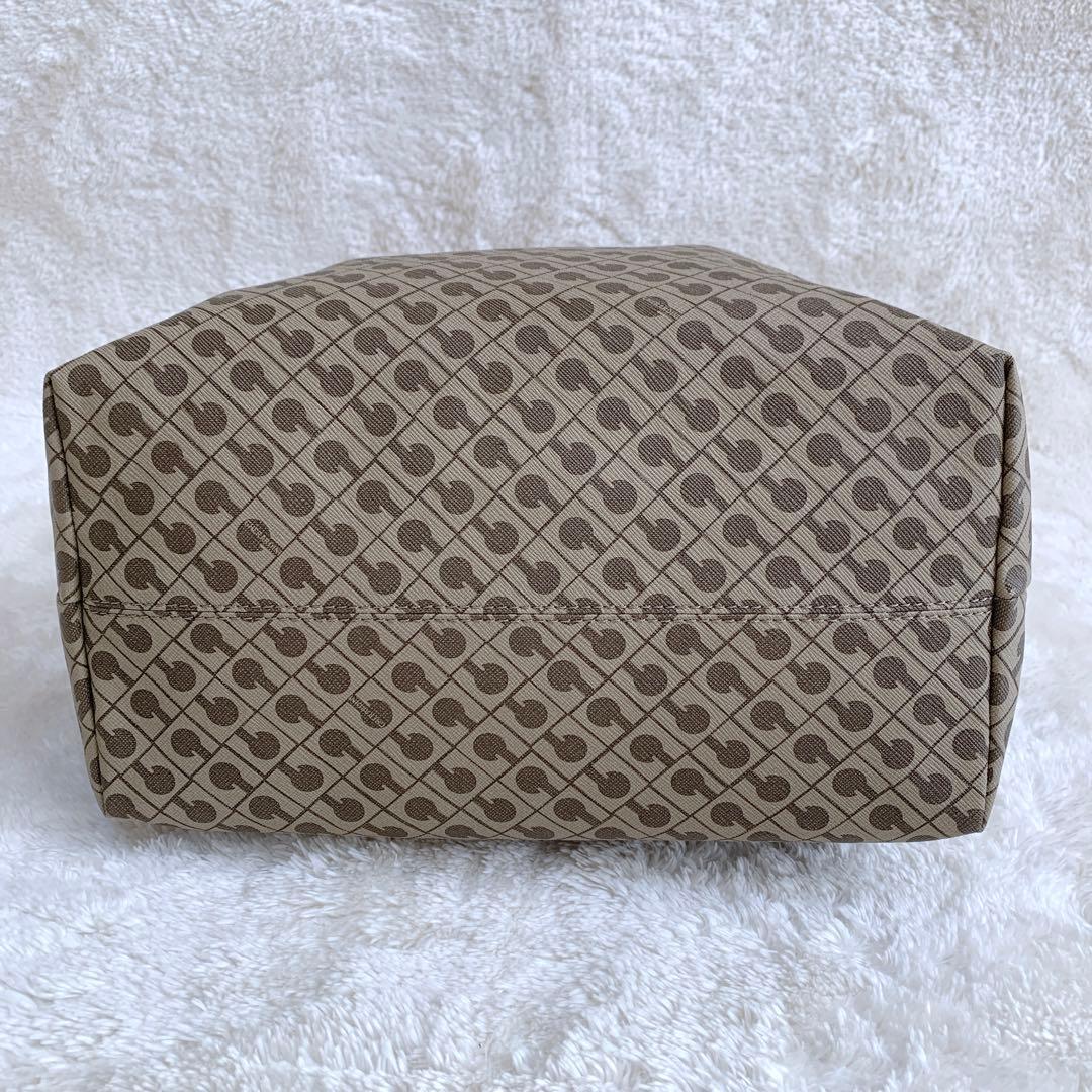 【ジョー】極美品♪ ゲラルディーニ ミレリーゲ レザーハンドルトートバッグ