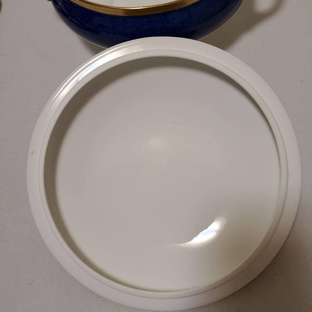 【イギリス食器】美品　コールポート　アスローンブルー　深皿蓋付き