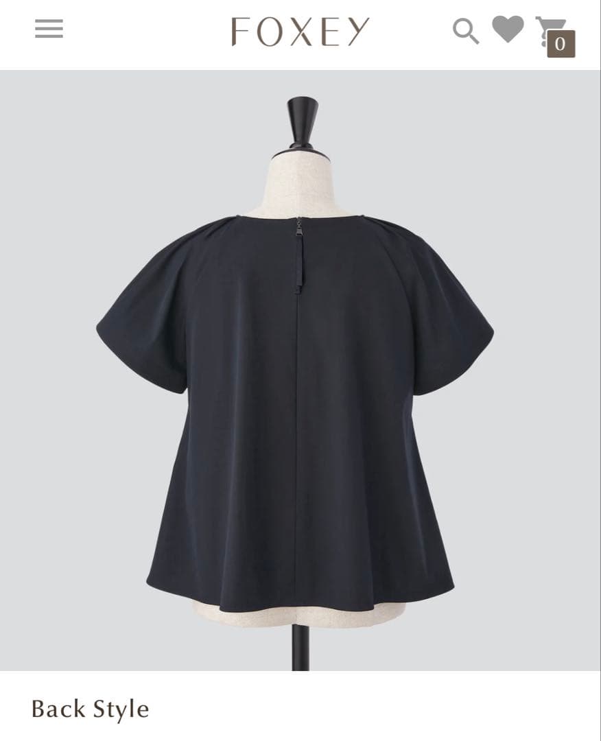 FOXEY フォクシー　ブラウス　DU SOLEIL 現行品