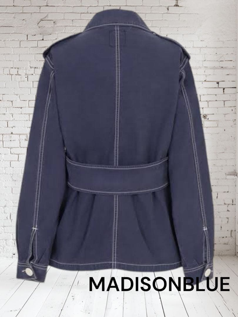 ⭐️美品✨MADISONBLUE バックサテン ワークジャケットSIZE 00