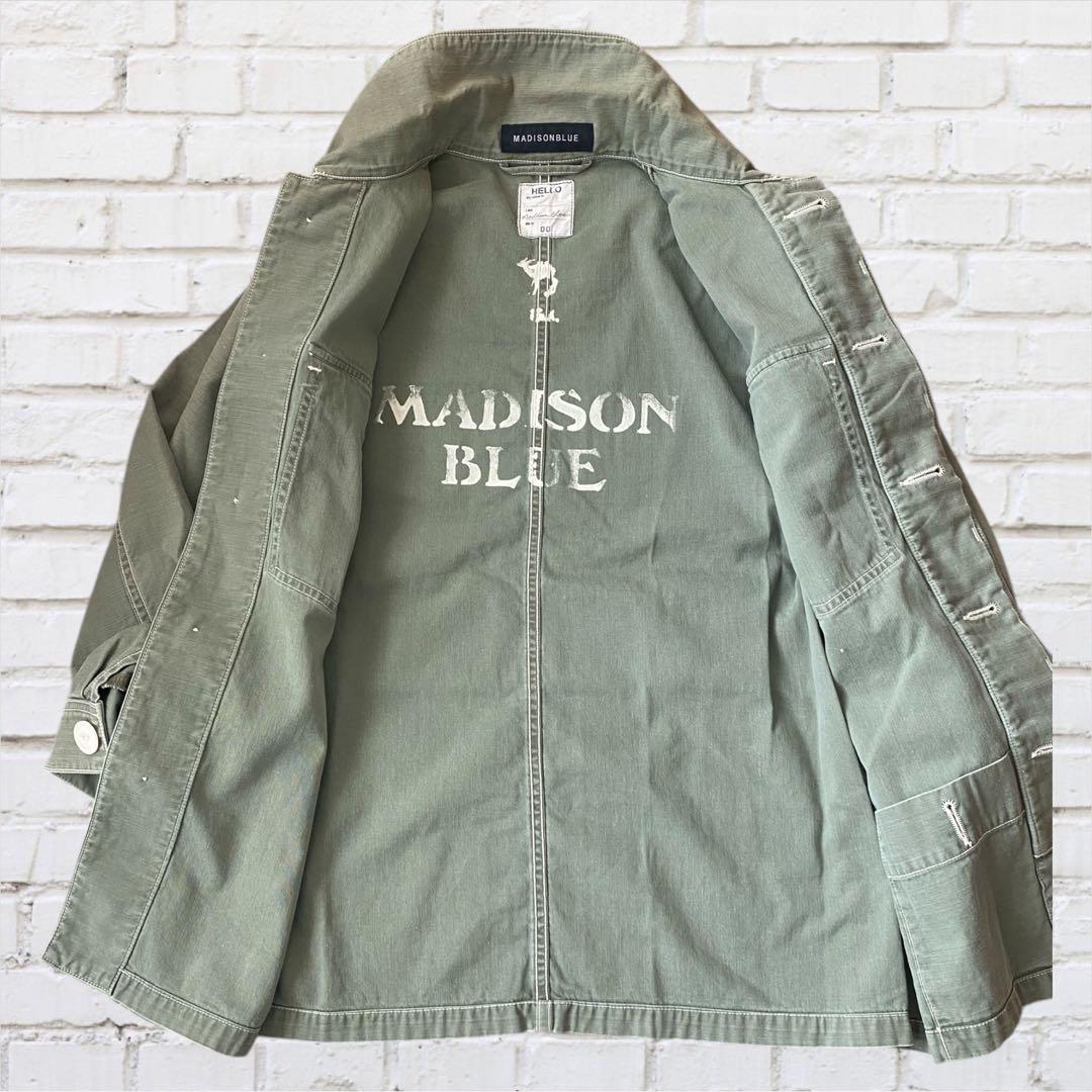 ⭐️美品✨MADISONBLUE バックサテン ワークジャケットSIZE 00