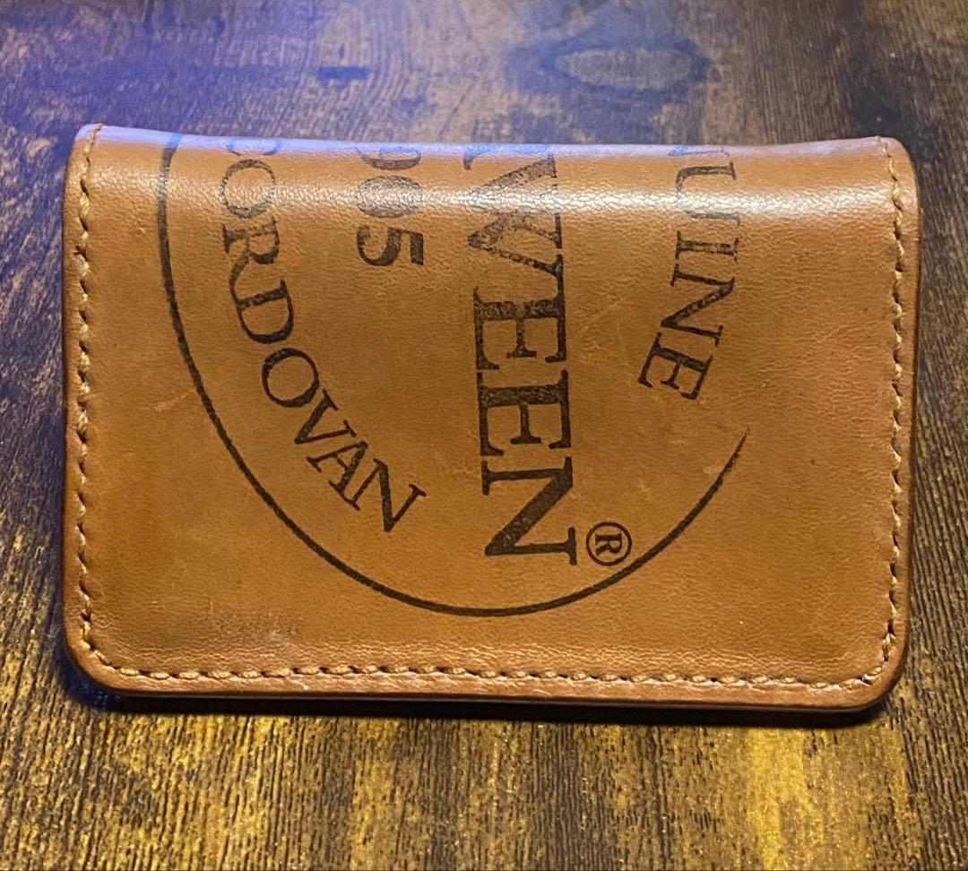 HORWEEN フルシェルコードバン　バーボンカラーリバーススタンプバージョン