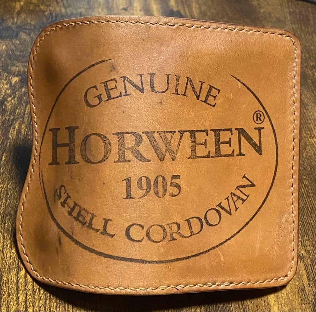 HORWEEN フルシェルコードバン　バーボンカラーリバーススタンプバージョン