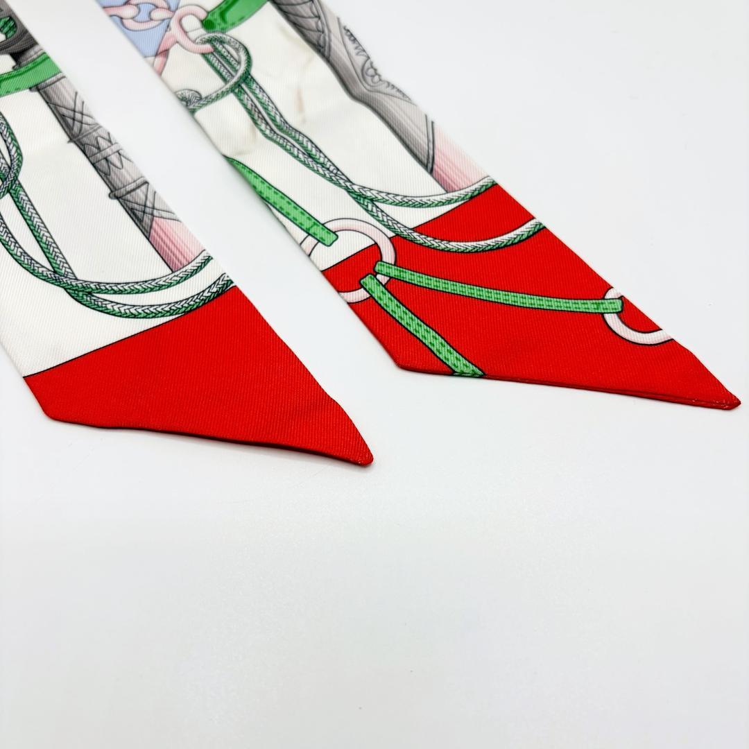 エルメス HERMES ツイリー クリケティス スカーフ タグあり