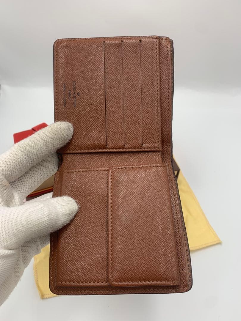 ルイヴィトン モノグラム 二つ折り財布 ポルトフォイユマルコ