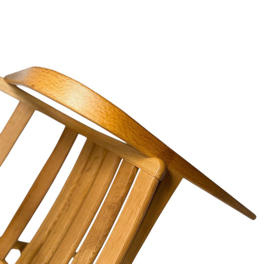 HR674 HIDA 飛騨産業　L-Chair アームチェア　肘付き　キツツキ