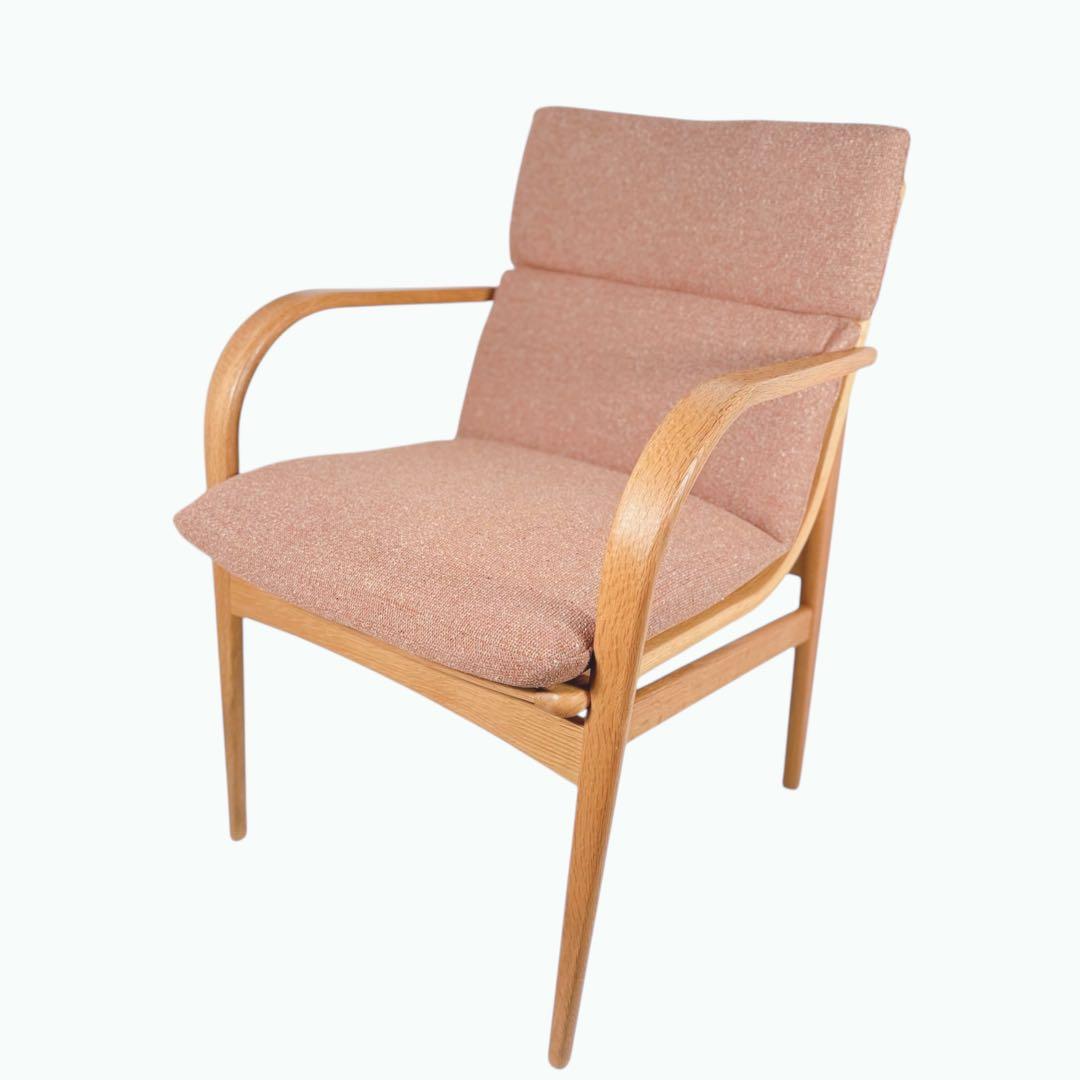 HR674 HIDA 飛騨産業　L-Chair アームチェア　肘付き　キツツキ