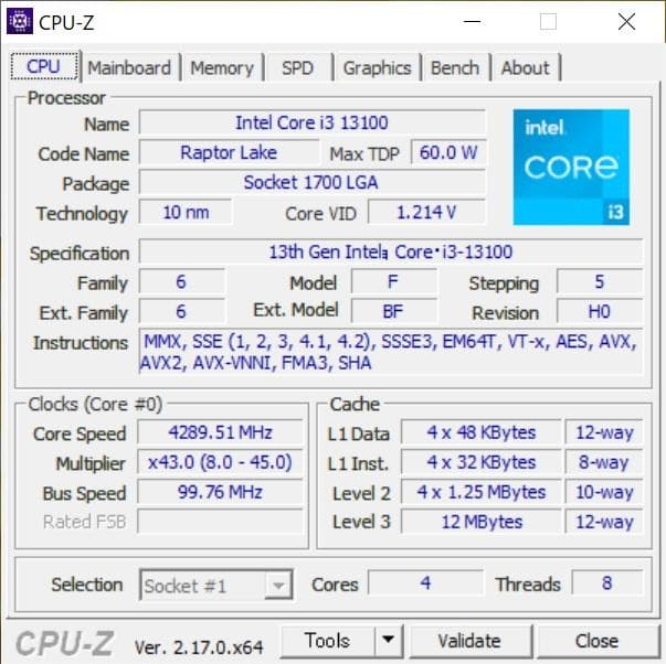 Intel Core i3-13100 2個セット