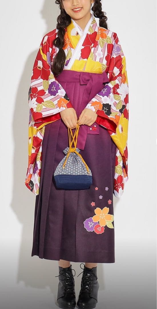 新品　袴　一式　 ピンクラテ　XS150cm 卒業式