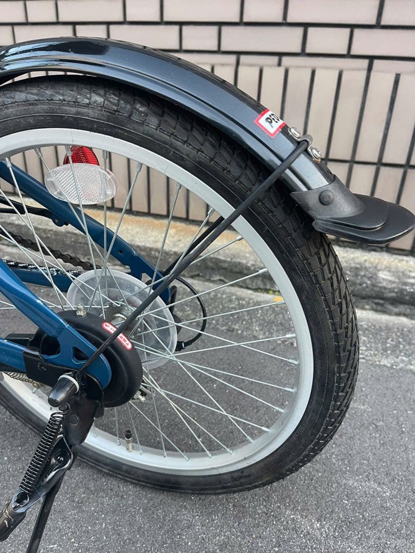 Jeep 折りたたみ自転車 青