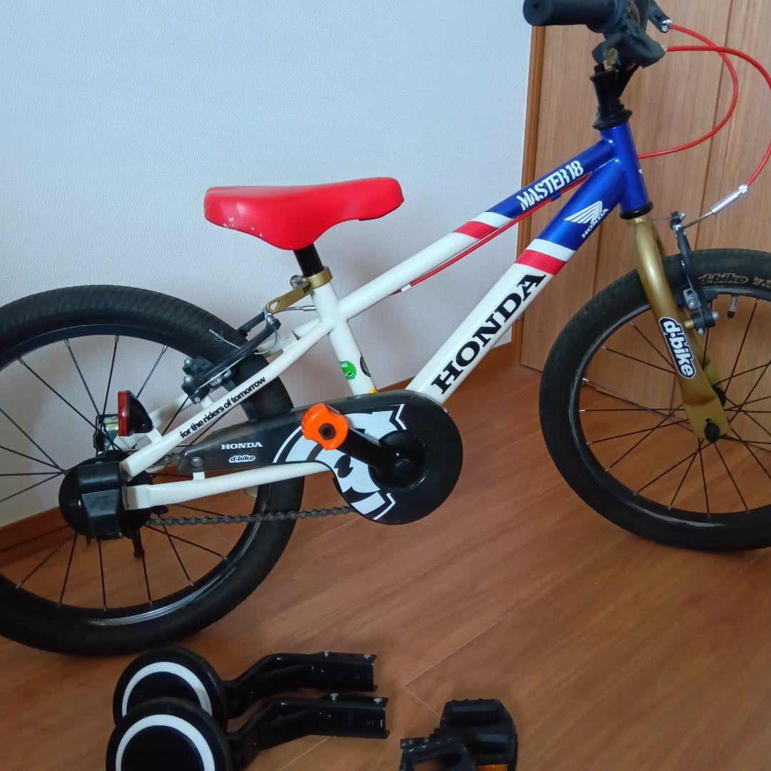 【希少!!】幼児用自転車　ｄバイク　HONDA　18インチ（補助輪付き）