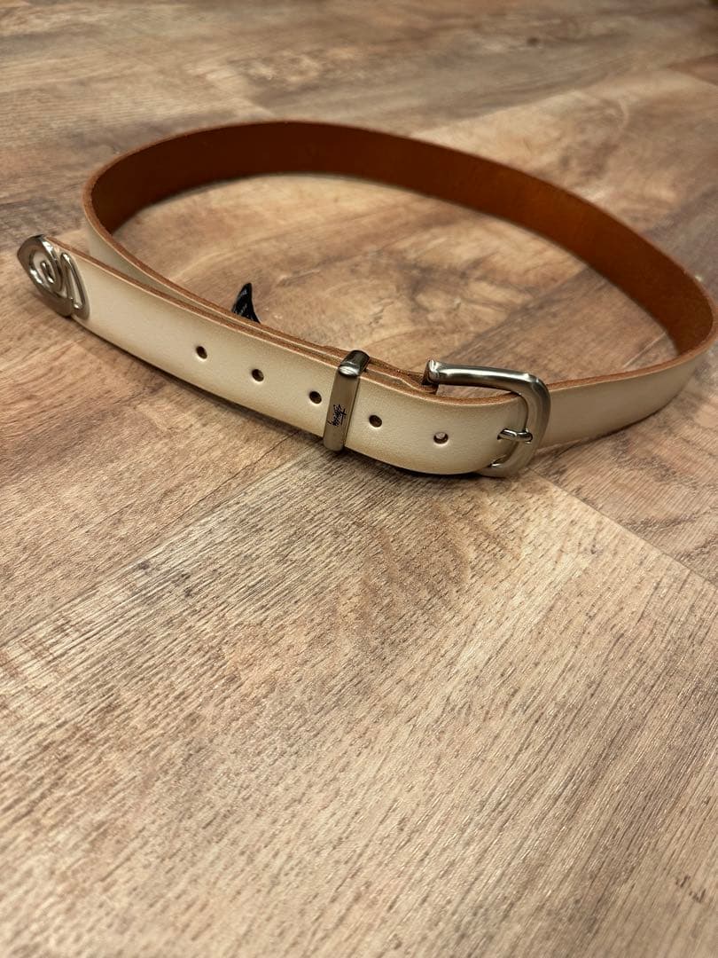 Stussy l S Tip Belt L/XL 白