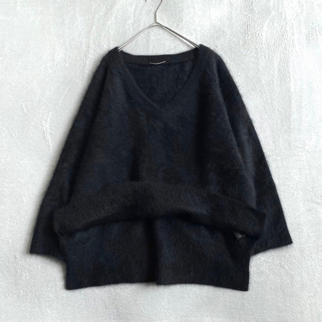 【ほぼ未使用✨】Deuxieme Classe ふわふわ　シャギーニット　黒