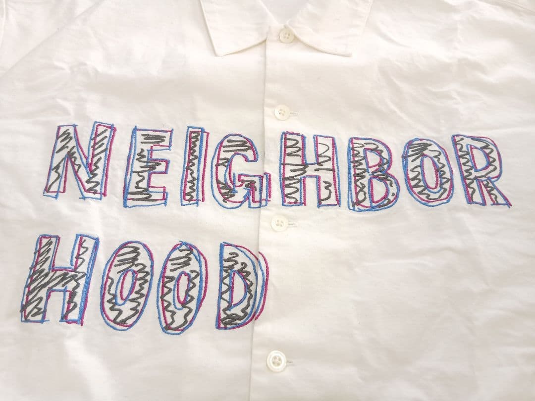 24年 NEIGHBORHOOD ネイバーフッド長袖シャツ ホワイト WTAPS