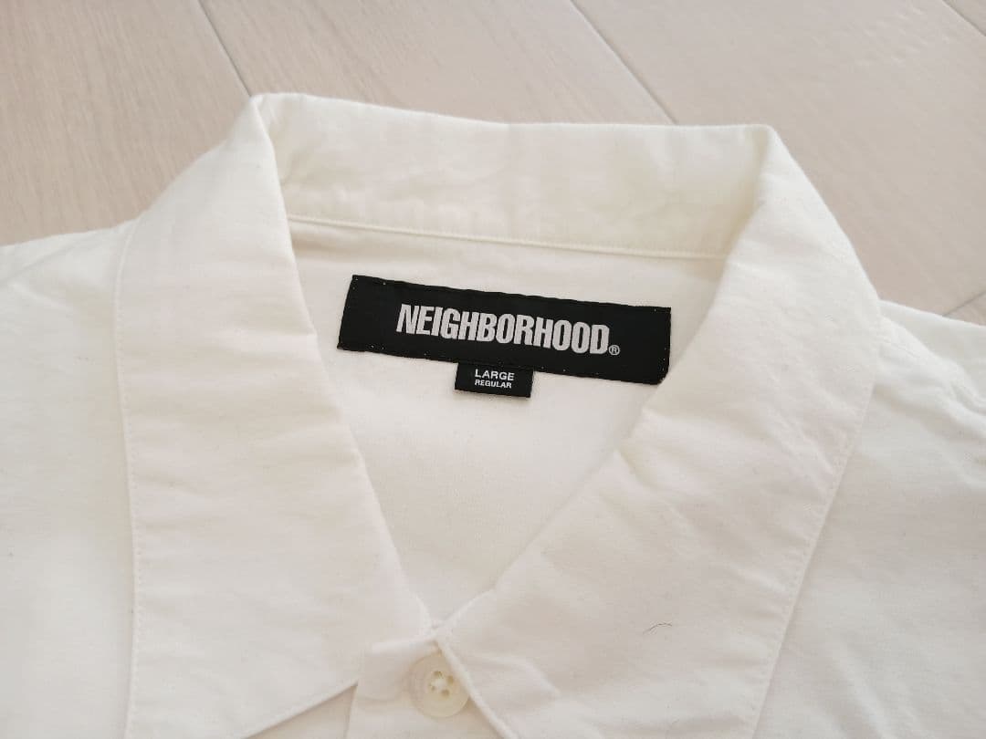 24年 NEIGHBORHOOD ネイバーフッド長袖シャツ ホワイト WTAPS