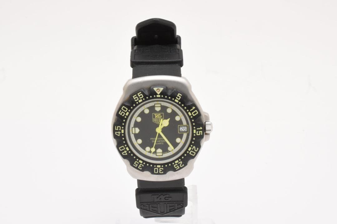 TAG HEUER 376.513 FORMULA1 ブラック イエロー 稼働
