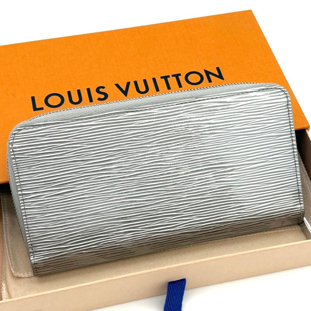 ルイヴィトン 長財布 エピ LV ナイト ジッピーウォレット シルバー 2197