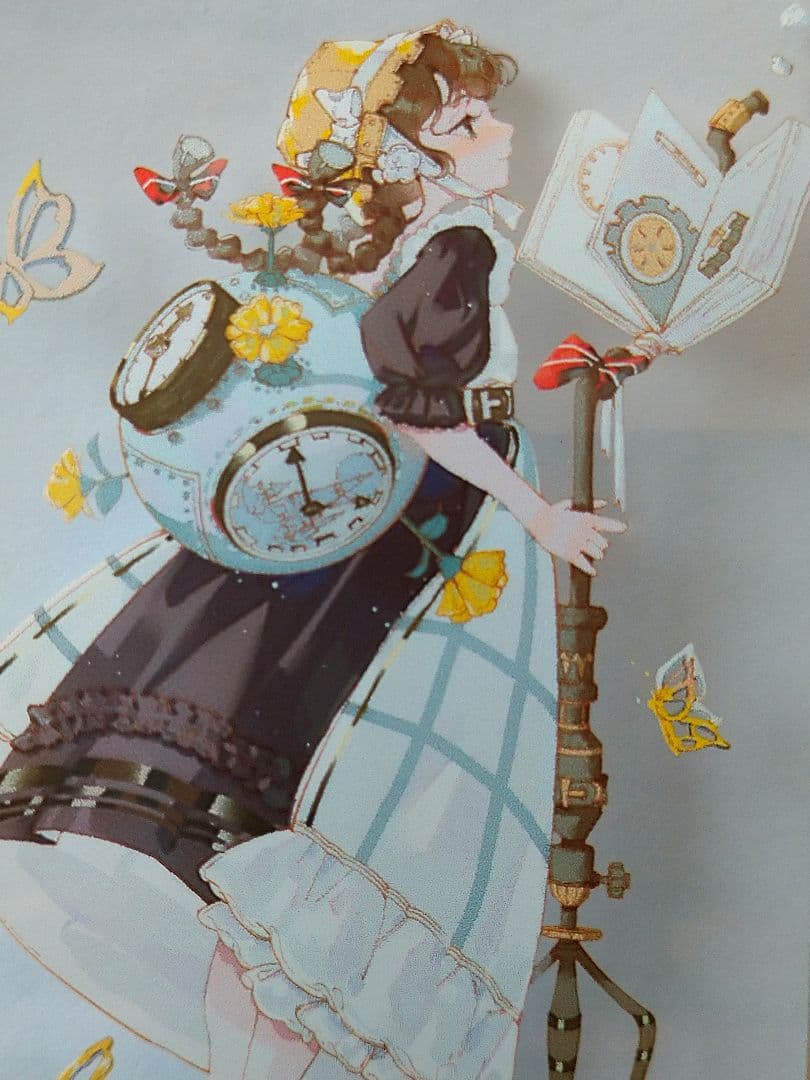 ✩のこり２✩J33＃蒸汽时代狂想曲(PET)切り売り海外人物マステ女の子