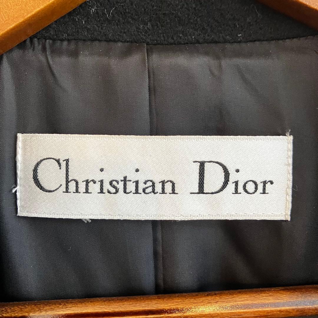 E*u様 Christian Dior ブラック チェスターコート ベルト付き