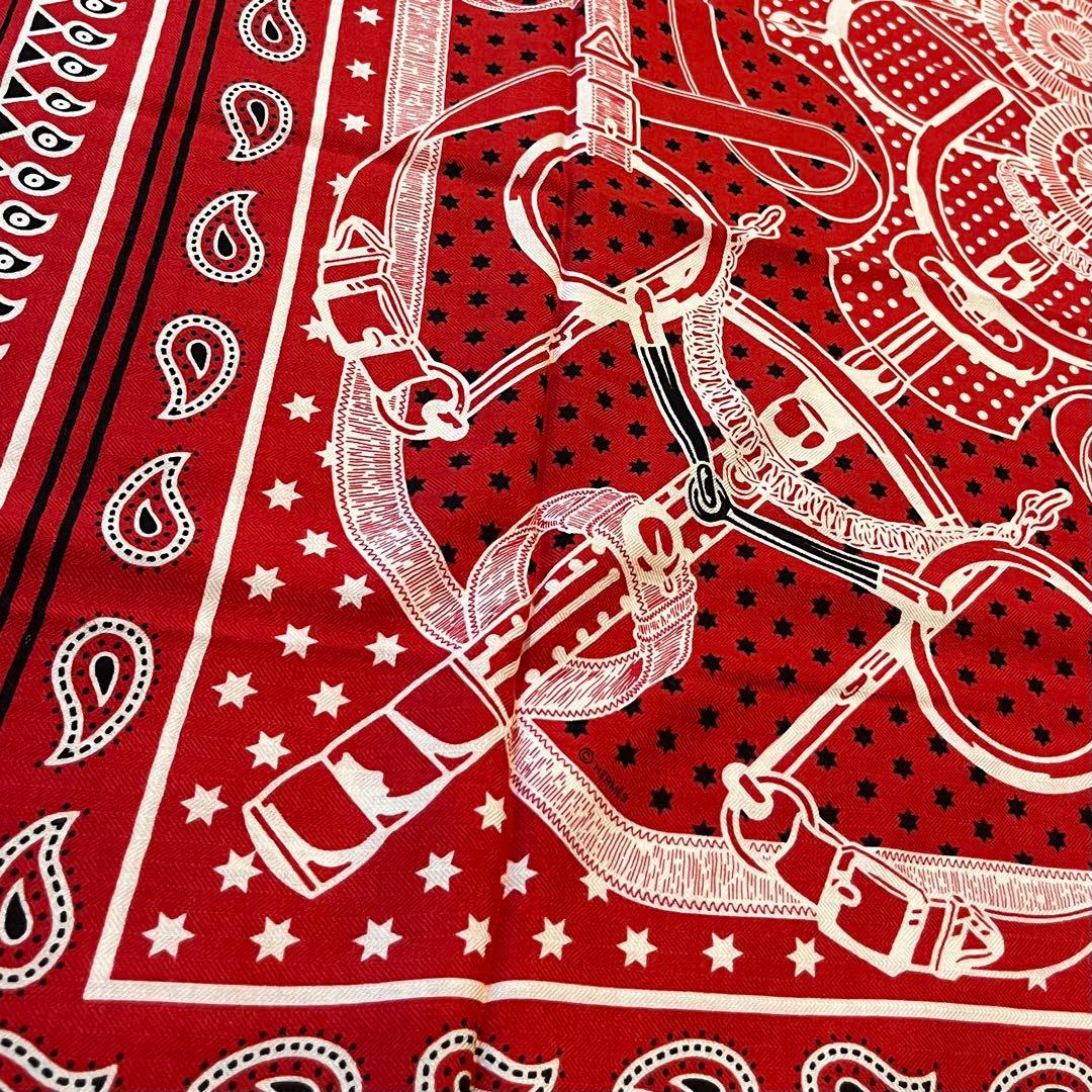 【未使用】エルメス HERMES シルク カレ140 エプロン・ドール