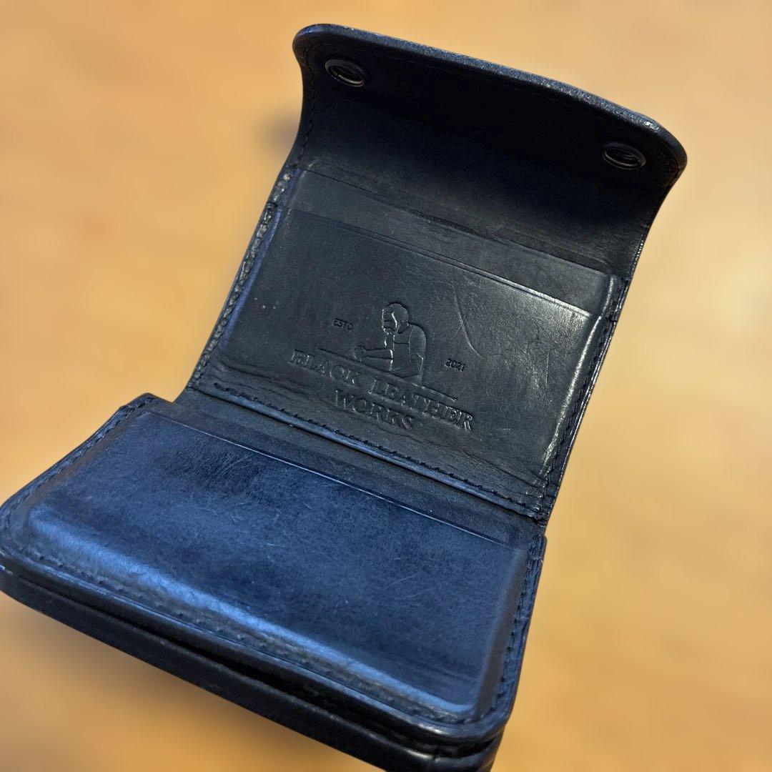 BLACK LEATHER WORKS BELFORT コンパクトウォレット