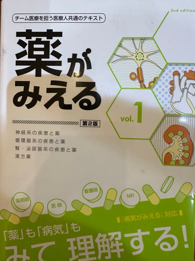 薬がみえる 第2版 vol.1 vol.2 vol.3
