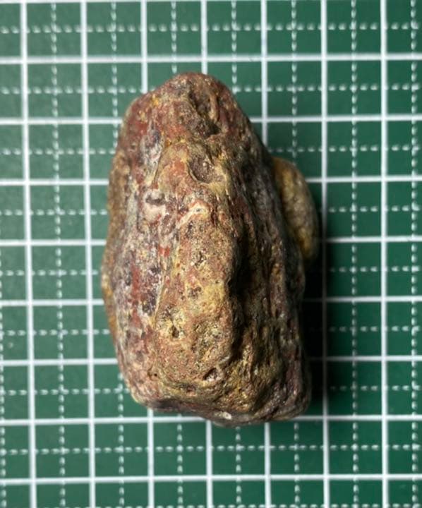 【珍品】　青森県砂ヶ森産　ベンガラ　原石　錦石　国産鉱物　水石　鑑賞石　標本