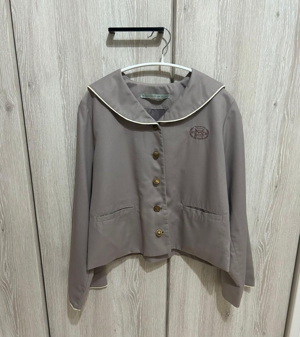 メゾンドフルールカノン　オリーブを摘むセーラージャケット　M