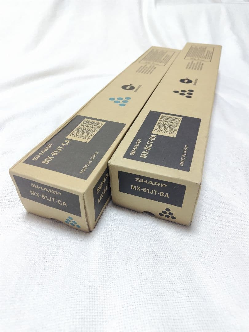 シャープトナー MX-61JT Aタイプ 4色セット(黒青赤黄)(未使用純正品)