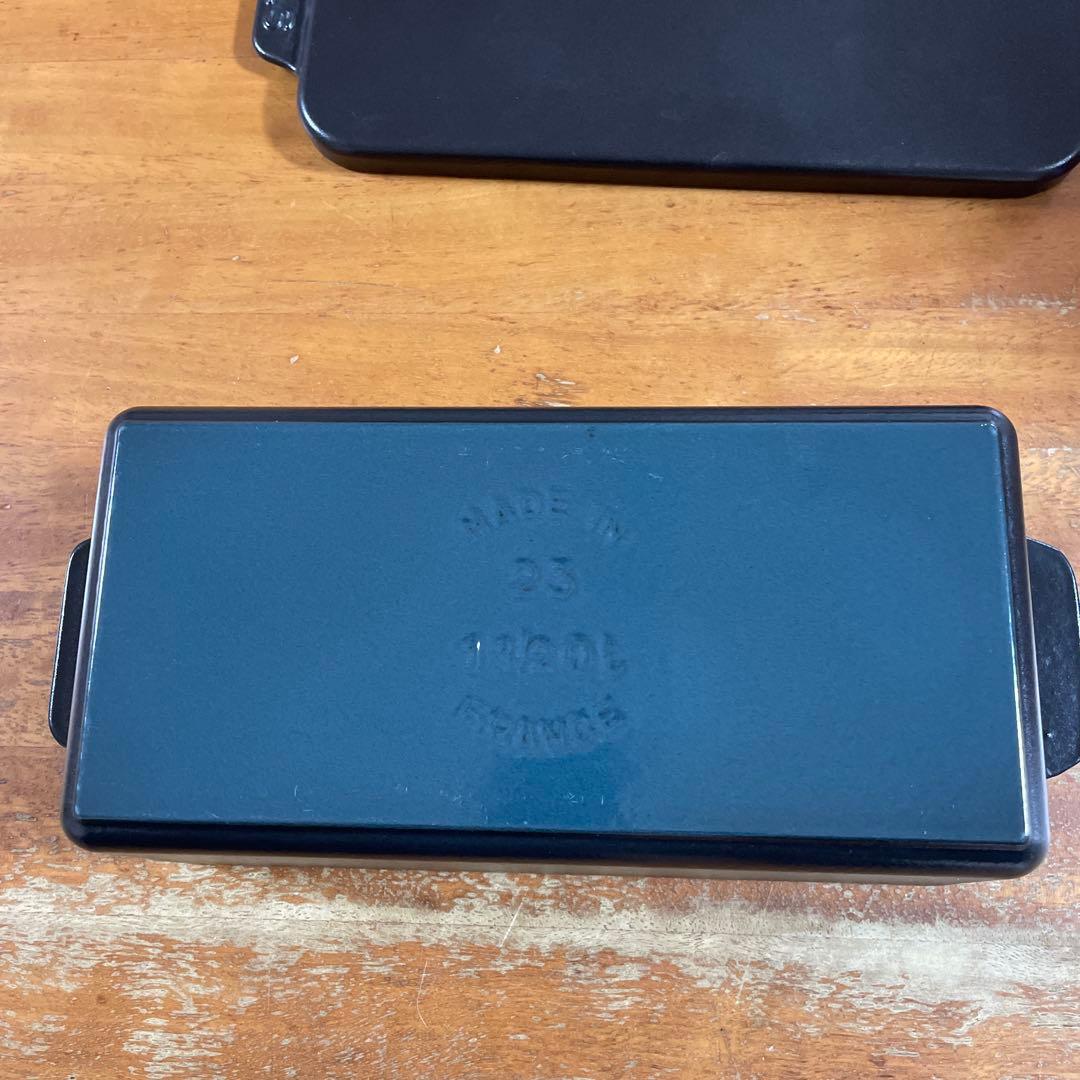 廃盤品 蓋付 Staub ケーキ＆ブレッド ブラック