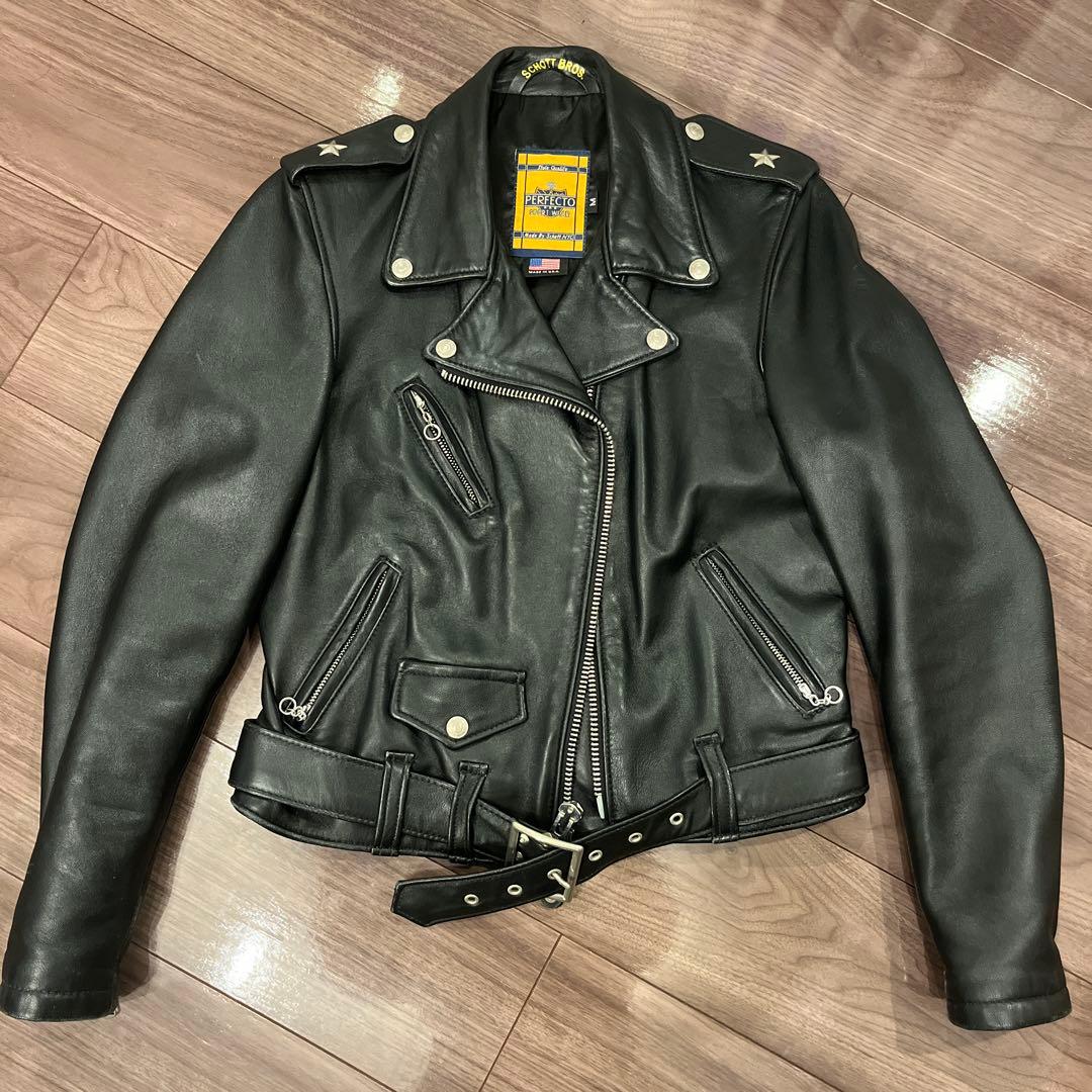 Schott ワンスター ラムレザー