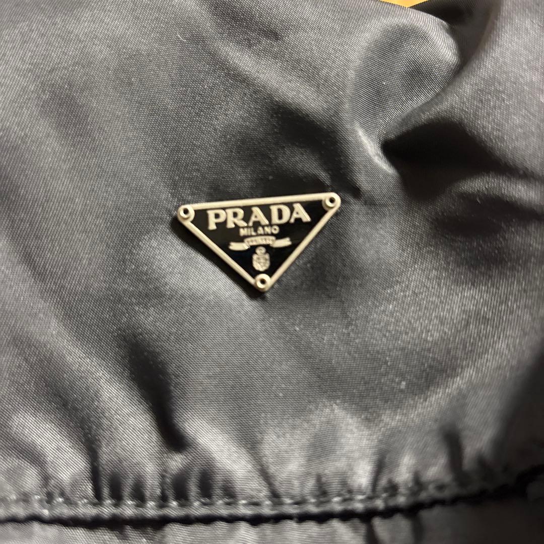 PRADA 巾着バック　ブラック　「極美」　素材ナイロン　写真追加可能