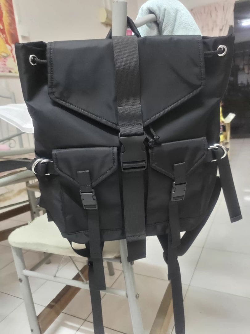 GANNI ブラック バックパック