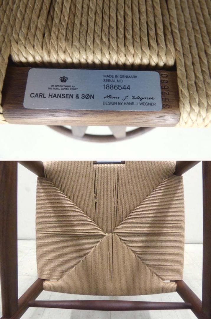 未使用品 正規品■カールハンセン＆サン■CH24 Yチェア ウォールナット材-2