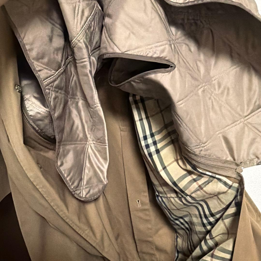 BURBERRY ベージュ 2枚袖ステンカラーコート
