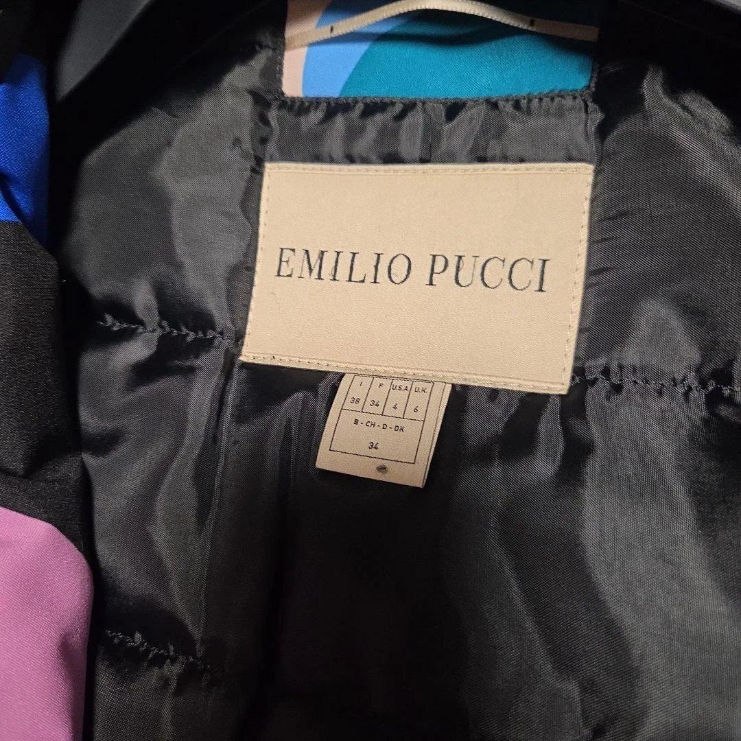 EMILIO PUCCI マルチカラーダウンジャケット 36