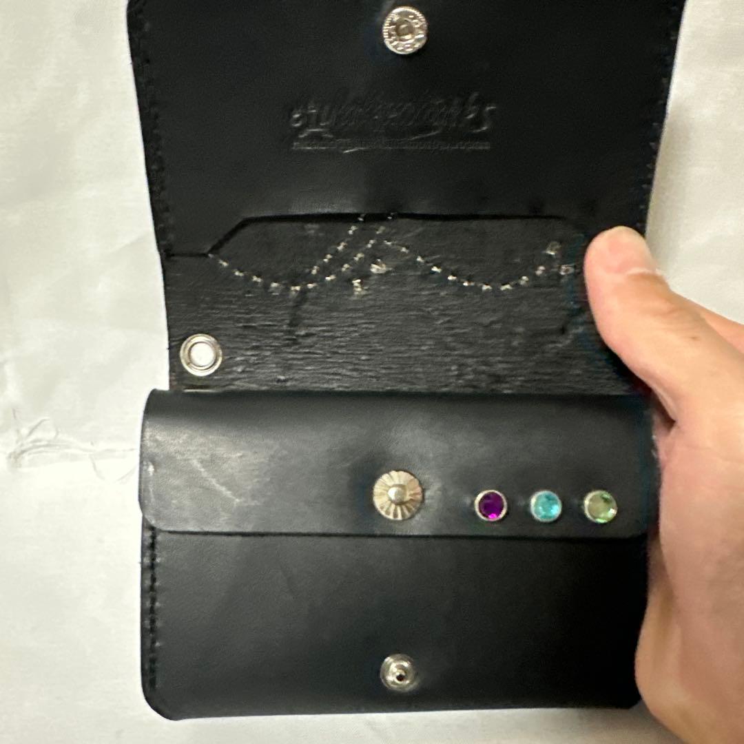 美品ezulakeworksivyarabesqueショートトラッカーウォレット