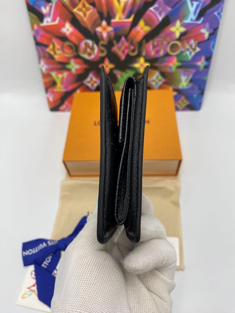 ルイヴィトン ダミエ　ポルトフォイユ・スレンダー エクリプス 折り財布