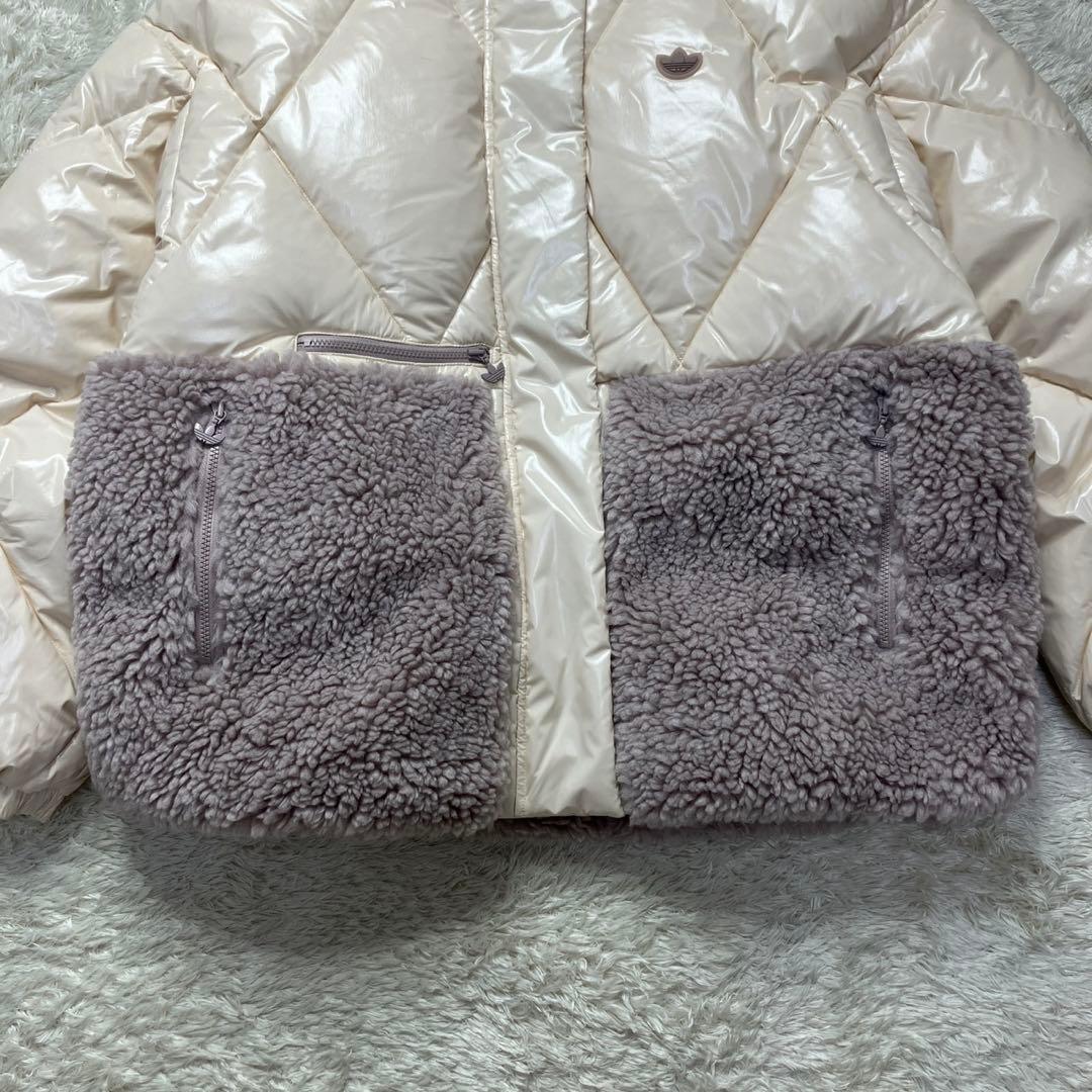 新品タグ付　アディダス　ダウン シェルパミックス ジャケット　大きいサイズ　XL