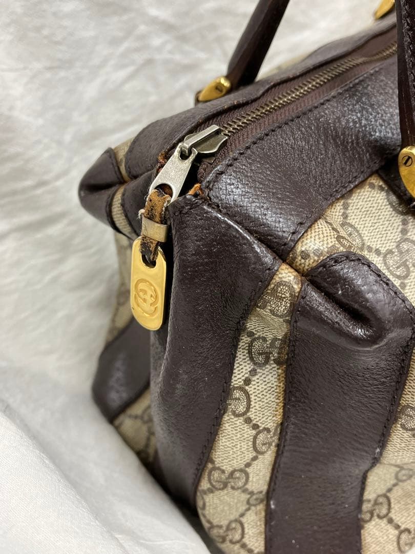 GUCCI PVC ハンドバッグ ヴィンテージ　オールドグッチ ボストン