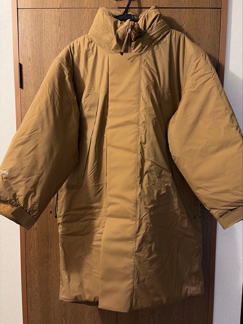 hyke PERTEX PUFF PARKA COYOTE BROWN サイズ1